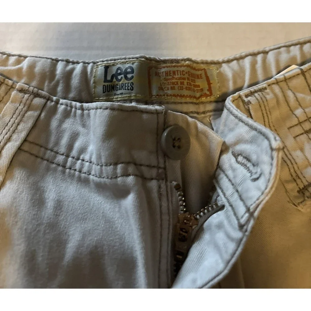 Lee Dungarees Shorts Boys Size 14 Regular Lot Of 2 Loose Cargo Camo Beige